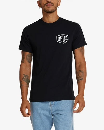 Deus Ex Machina Venice Address Tee - Black