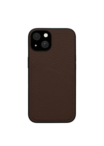 Status Anxiety Who's Who Leather Phone Case (iPhone) - Cocoa