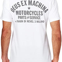 Deus Ex Machina Milano Address Tee - White