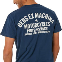 Deus Ex Machina Tokyo Address Tee - Navy