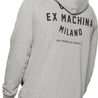 Deus Ex Machina Milano Address Hoodie - Grey Marle