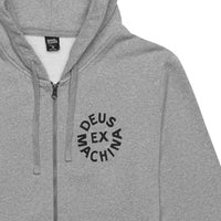 Deus Ex Machina Circle Logo Hoodie - Grey Marle