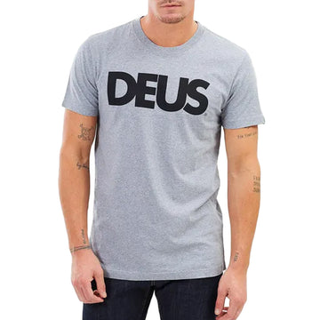 Deus Ex Machina All Caps Tee - Grey Marle