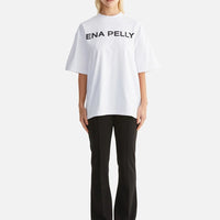 Ena Pelly Chloe Core Logo Tee - White