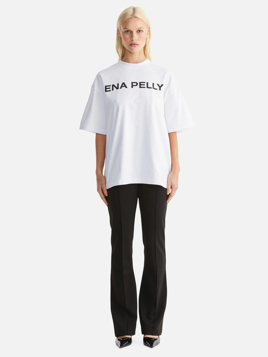 Ena Pelly Chloe Core Logo Tee - White