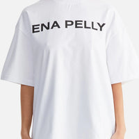 Ena Pelly Chloe Core Logo Tee - White