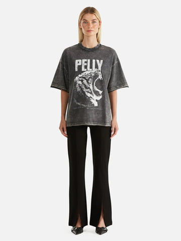 Ena Pelly Fearless Tee - Black Stone Wash