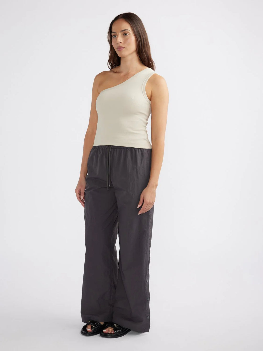 Ena Pelly Korey Asymmetric Tank - Stone