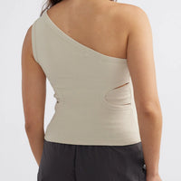 Ena Pelly Korey Asymmetric Tank - Stone