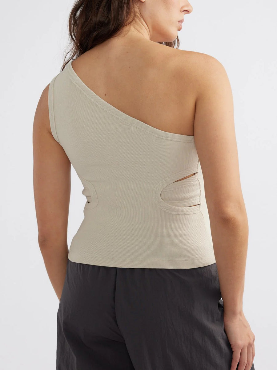 Ena Pelly Korey Asymmetric Tank - Stone