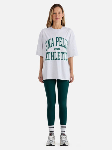 Ena Pelly Athletic Tee - White Marle