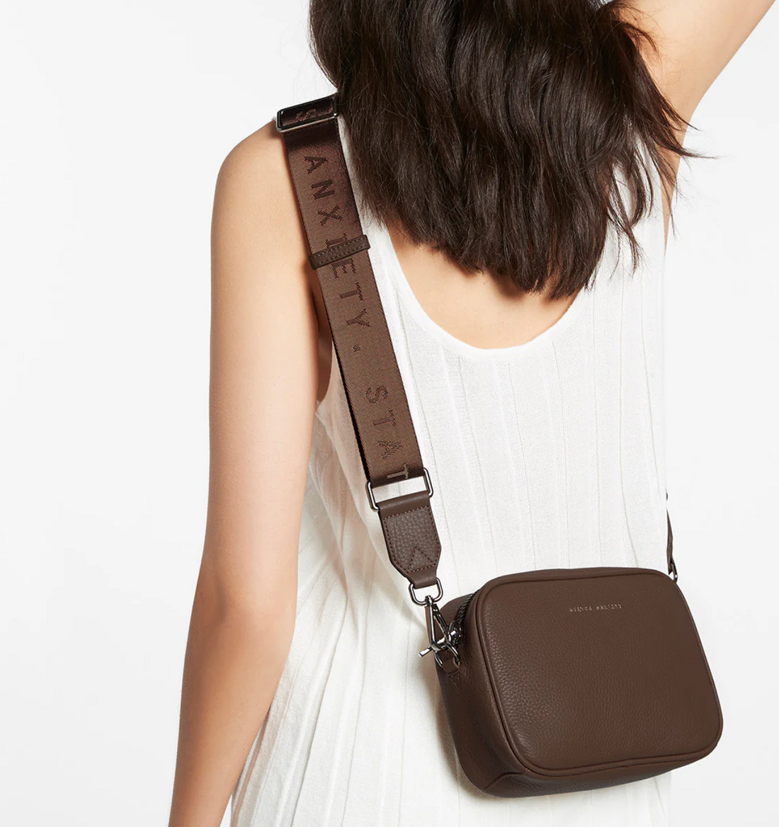 Status Anxiety Plunder With Webbed Strap - Cocoa