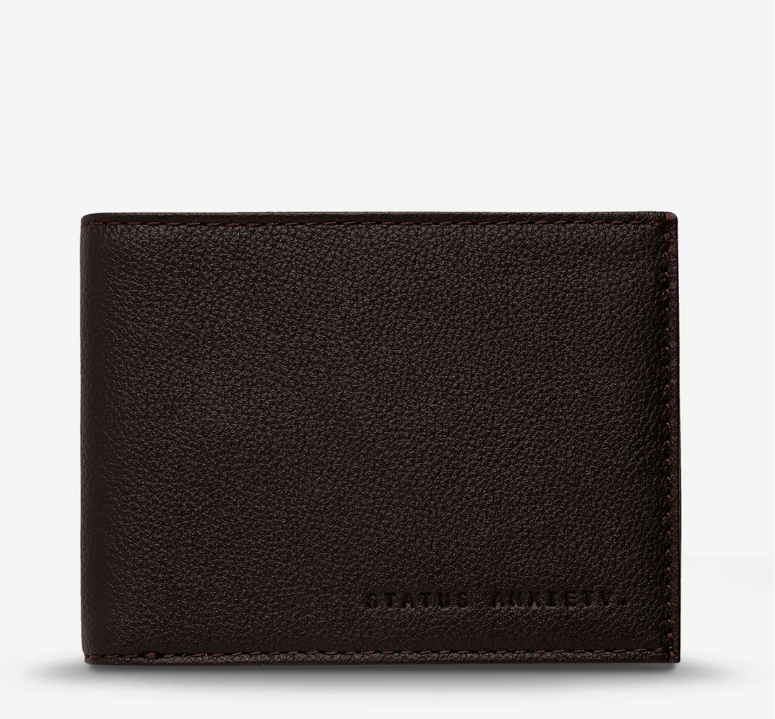 Status Anxiety Noah Wallet - Chocolate