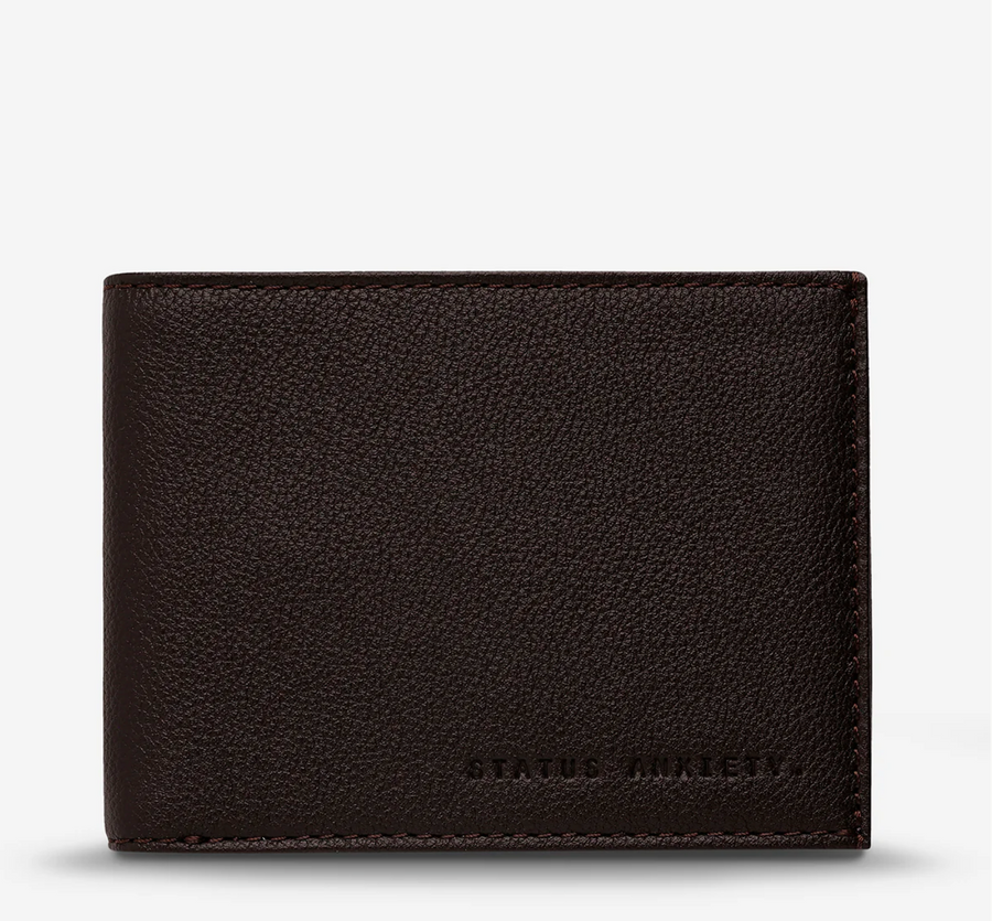 Status Anxiety Noah Wallet - Chocolate