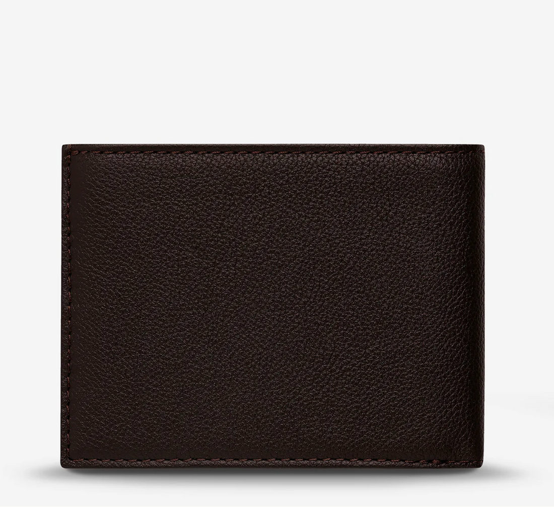 Status Anxiety Noah Wallet - Chocolate