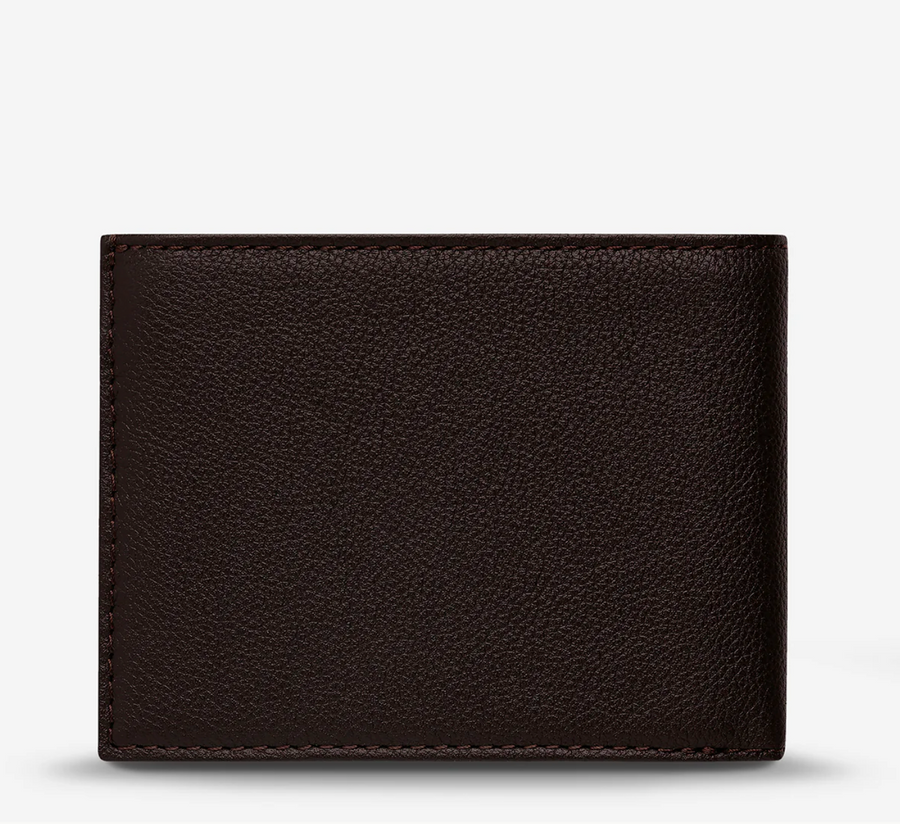 Status Anxiety Noah Wallet - Chocolate