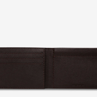 Status Anxiety Noah Wallet - Chocolate