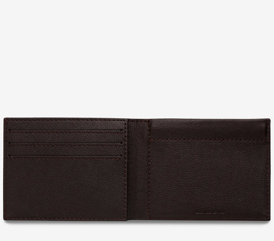 Status Anxiety Noah Wallet - Chocolate