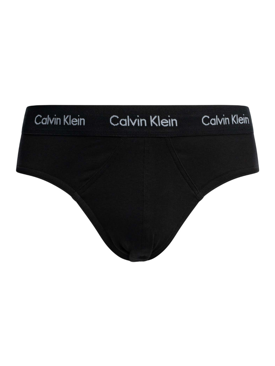 Calvin Klein Cotton Stretch 3 Pack Hip Briefs - Multi