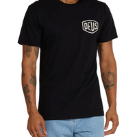 Deus Ex Machina Milano Address Tee - Black