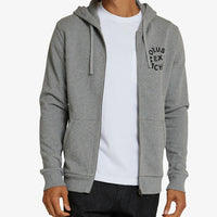 Deus Ex Machina Circle Logo Hoodie - Grey Marle