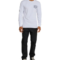 Deus Ex Machina Venice LS Address Tee - White