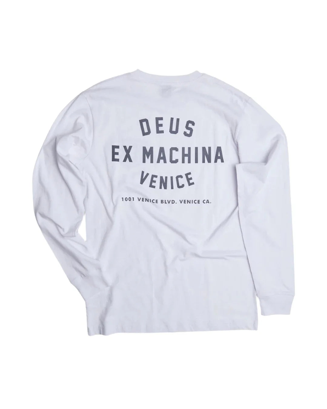 Deus Ex Machina Venice LS Address Tee - White