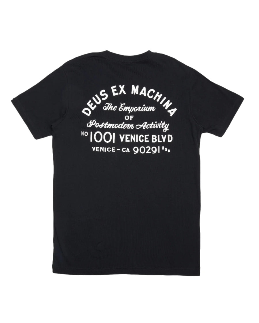 Deus Ex Machina Venice Address Tee - Black