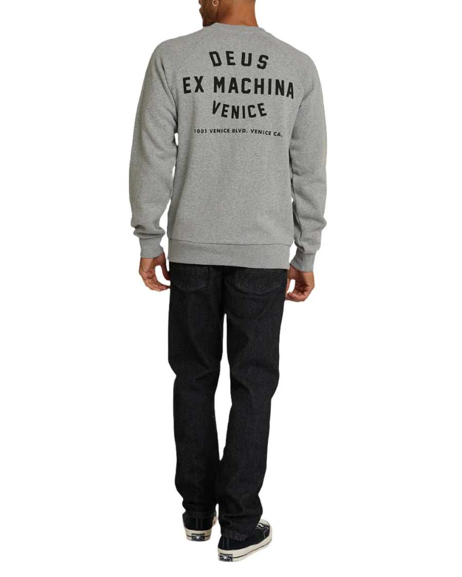 Deus Ex Machina Venice Address Crew - Grey Marle