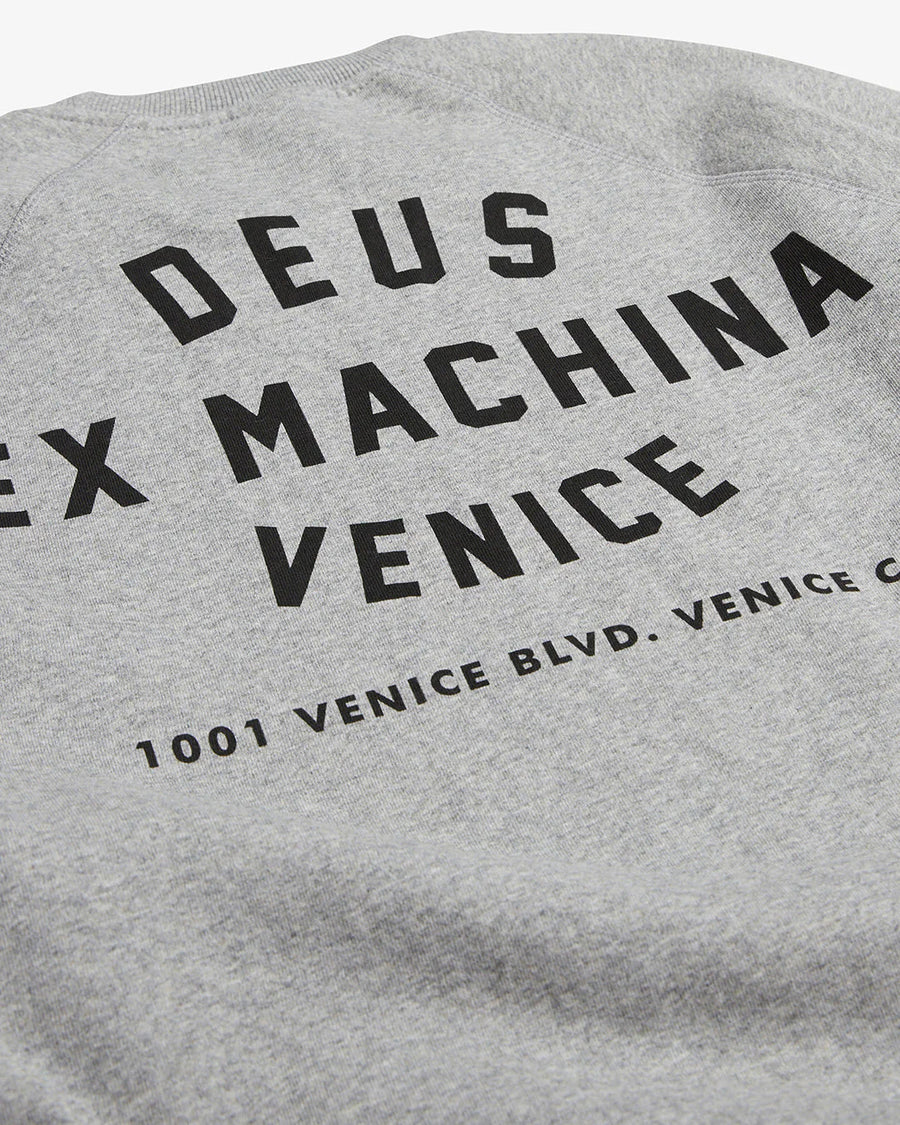 Deus Ex Machina Venice Address Crew - Grey Marle