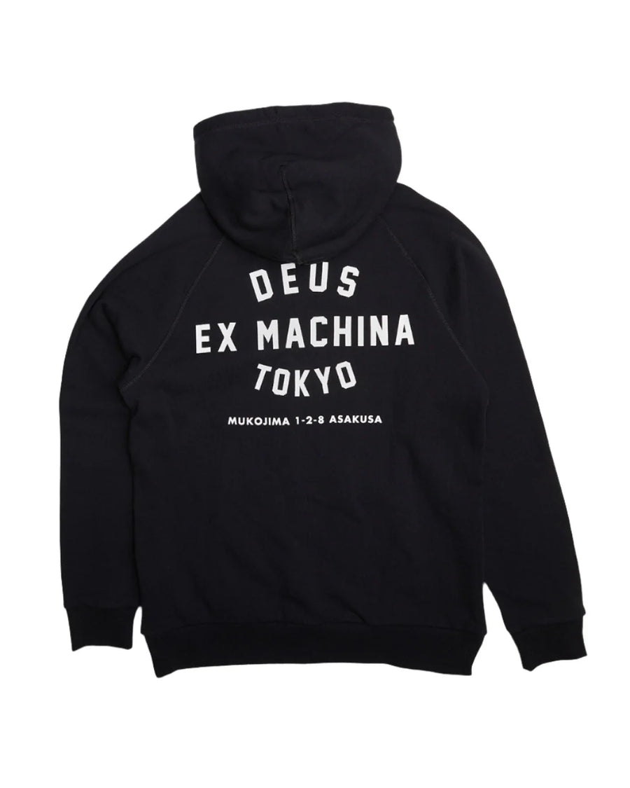 Deus Ex Machina Tokyo Address Hoodie - Black