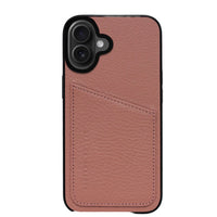 Status Anxiety Who's Who Leather Phone Case (iPhone) - Dusty Rose