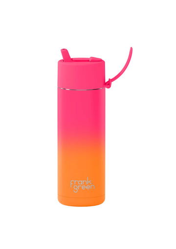 Frank Green Gradient Ceramic Reusable Bottle 20oz/595ml - Summer Sunset