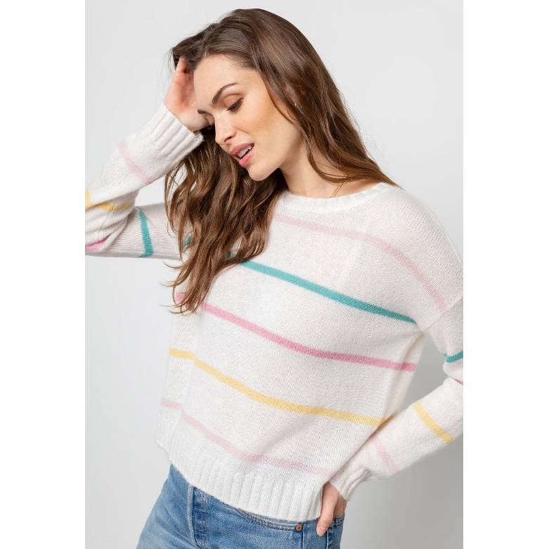 Rails Perci Sweater - Sorbet Stripe